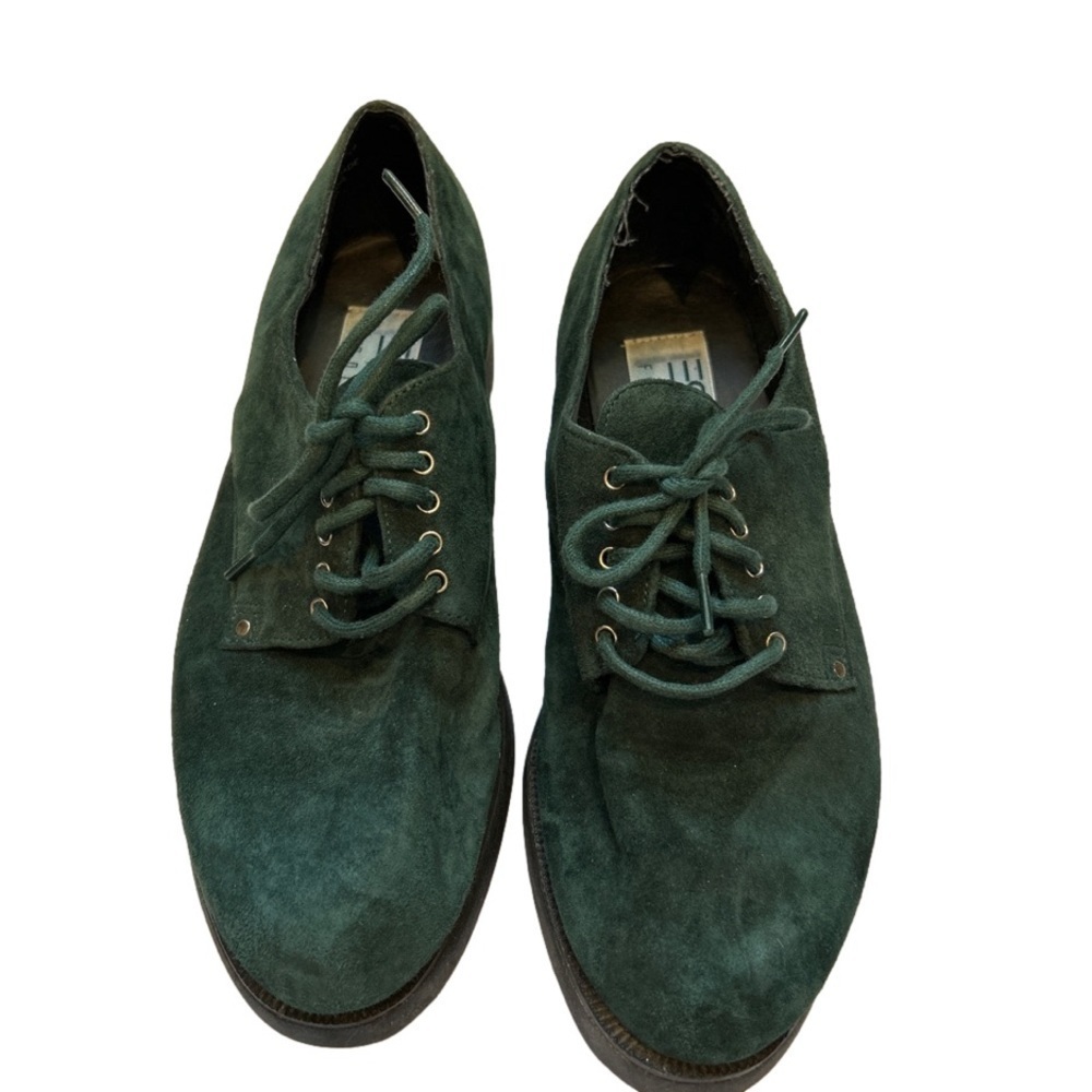 Esprit Green Suede Lace Up/ Oxford  Shoe ...Vintage
